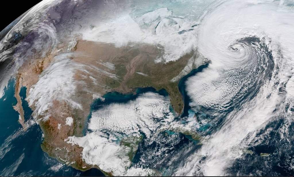 Winter Stom Grayson - Satelite Image